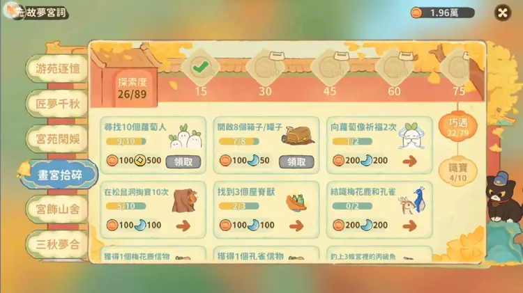 第四回結束時，隱藏要素的總覽圖